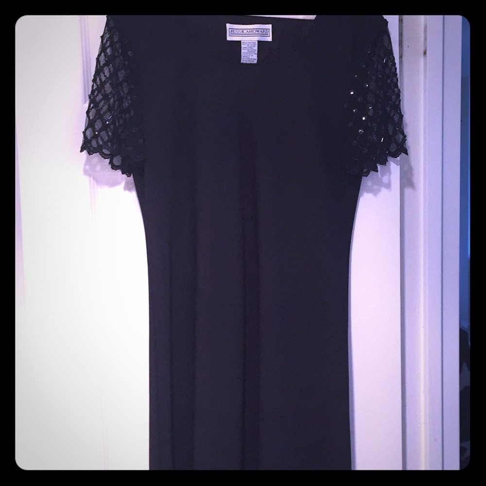 Jessica Howard black full length gown